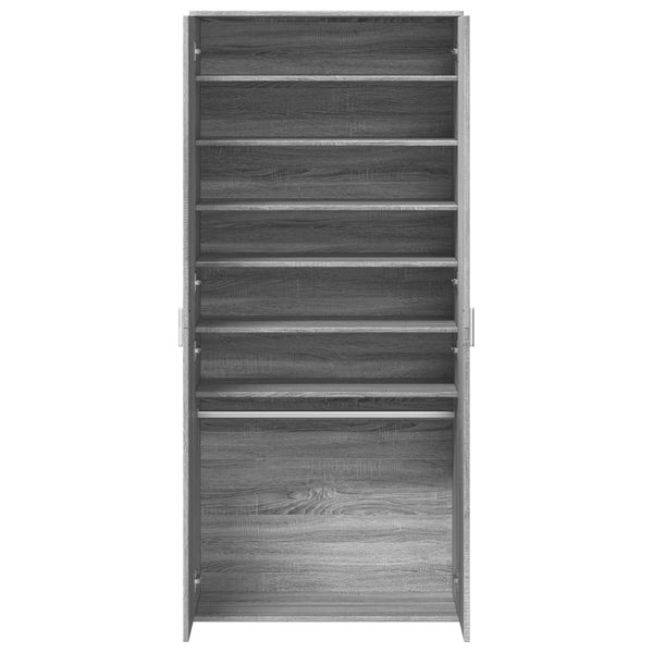 Grauer Schuhschrank Sonoma, 80 cm