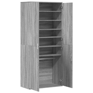 Grauer Schuhschrank Sonoma, 80 cm