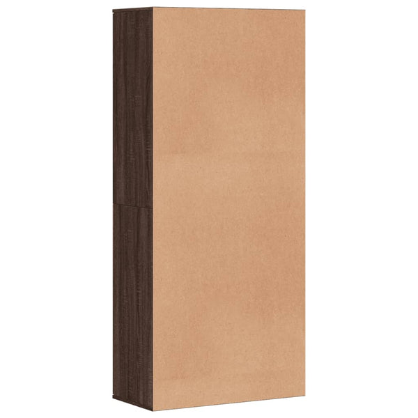 Schuhschrank Braun Eichenoptik 80x178 cm
