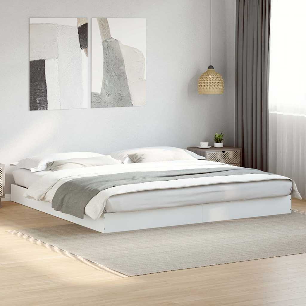Bettgestell Weiß 180x200 cm