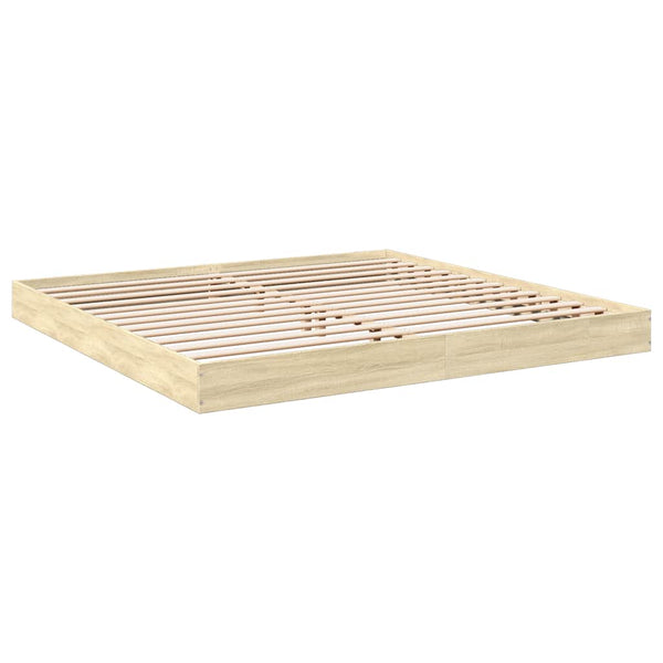 Bettgestell 180x200 cm Sonoma-Eiche