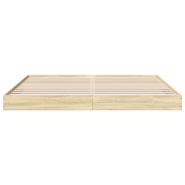Bettgestell 180x200 cm Sonoma-Eiche