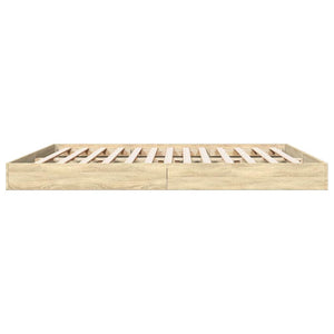 Bettgestell 180x200 cm Sonoma-Eiche
