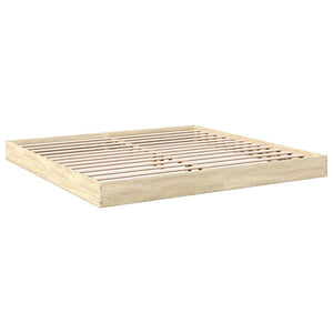 Bettgestell 180x200 cm Sonoma-Eiche