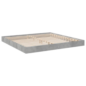 Bettgestell Betongrau 180x200 cm