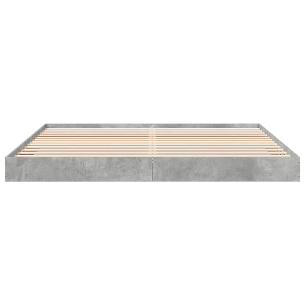 Bettgestell Betongrau 180x200 cm
