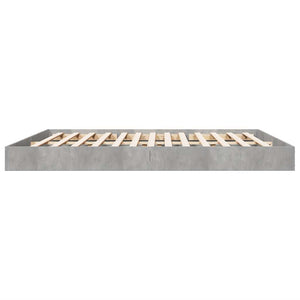 Bettgestell Betongrau 180x200 cm