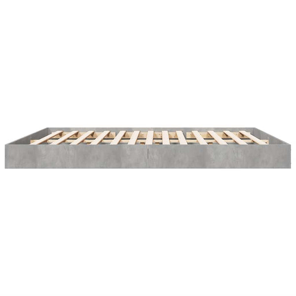 Bettgestell Betongrau 180x200 cm