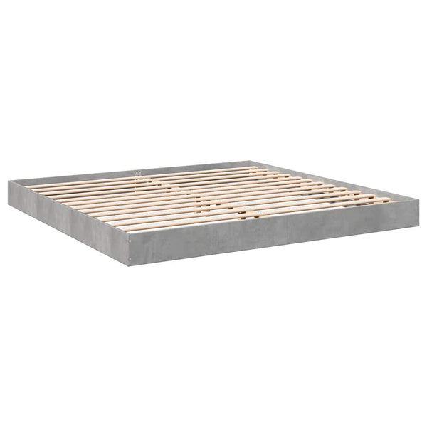 Bettgestell Betongrau 180x200 cm
