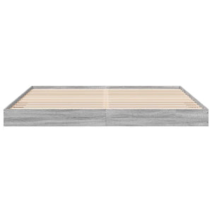 Bettgestell Grau Sonoma 180x200 cm