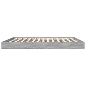 Bettgestell Grau Sonoma 180x200 cm