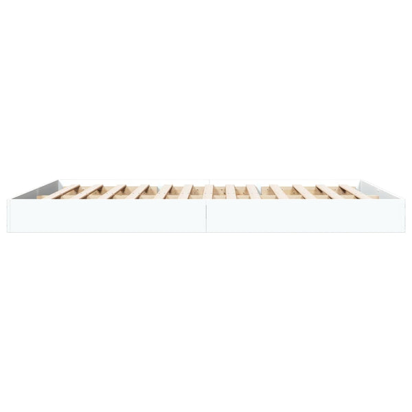 Bettgestell Weiß 160x200 cm