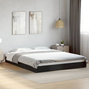 Bettgestell Schwarz 160x200 cm