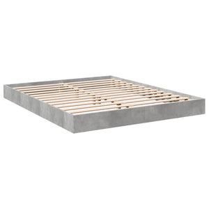 Bettgestell Betongrau 160x200 cm