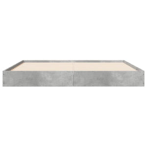 Bettgestell Betongrau 160x200 cm