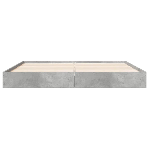 Bettgestell Betongrau 160x200 cm