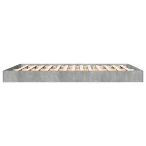 Bettgestell Betongrau 160x200 cm