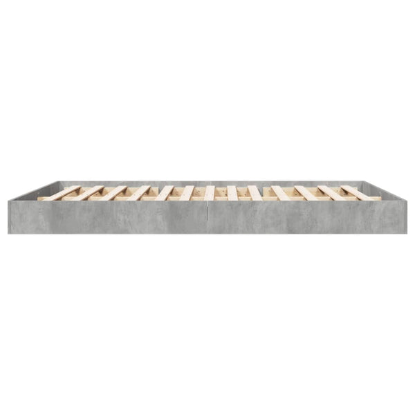 Bettgestell Betongrau 160x200 cm