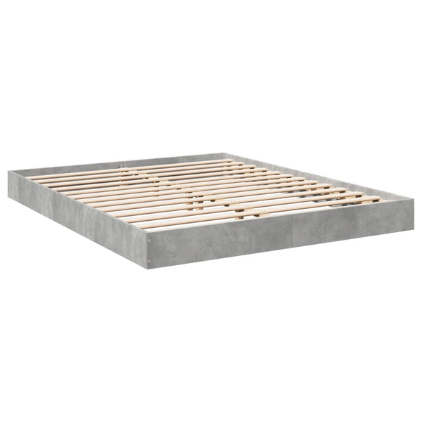 Bettgestell Betongrau 160x200 cm