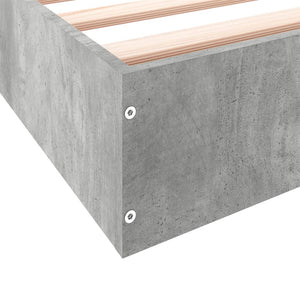 Bettgestell Betongrau 160x200 cm