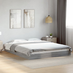 Bettgestell 160x200 Grau Sonoma