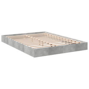 Bettgestell Betongrau 140x200 cm
