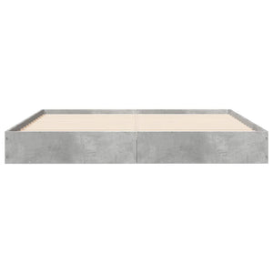 Bettgestell Betongrau 140x200 cm