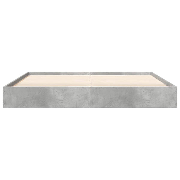 Bettgestell Betongrau 140x200 cm