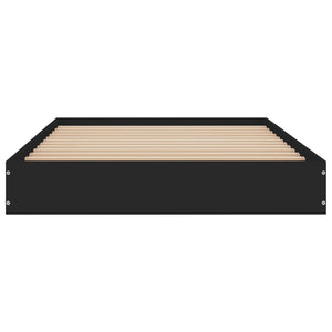 Bettgestell Schwarz 100x200 cm