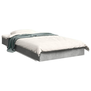 Bettgestell Betongrau 100x200 cm