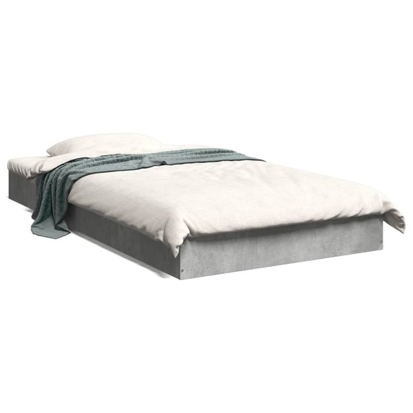 Bettgestell Betongrau 100x200 cm