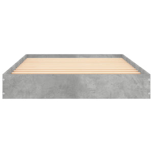 Bettgestell Betongrau 100x200 cm