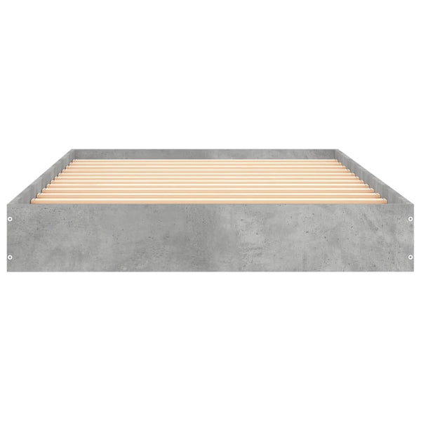 Bettgestell Betongrau 100x200 cm