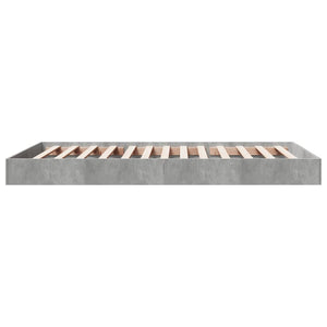 Bettgestell Betongrau 100x200 cm