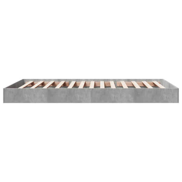 Bettgestell Betongrau 100x200 cm