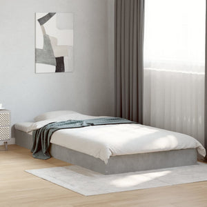 Bettgestell Betongrau 100x200 cm