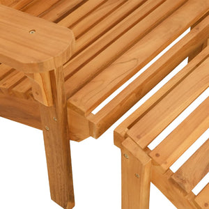 Adirondack Gartenstuhl Teak mit Fußstütze