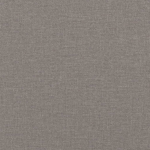 3-Sitzer Sofa mit Hocker Taupe Stoff 210 cm