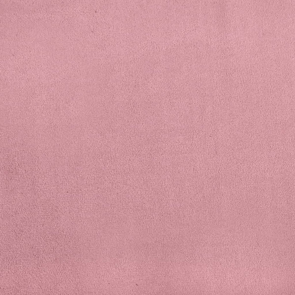 3-Sitzer Sofa mit Hocker Rosa Samt