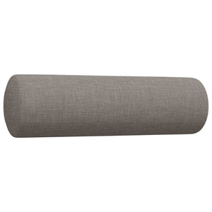 4-teilige Sofagarnitur Taupe mit Hocker