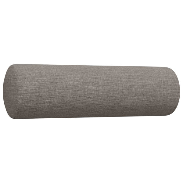 4-teilige Sofagarnitur Taupe mit Hocker