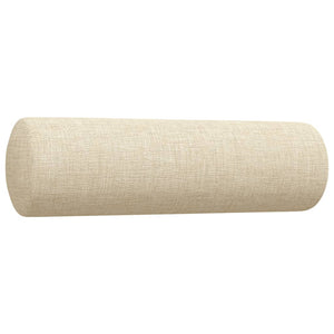 2-teilige Sofagarnitur Creme Stoff