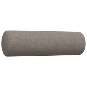 2-teilige Sofagarnitur Taupe mit Kissen