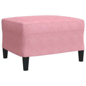 4-teilige Sofagarnitur Rosa Samt