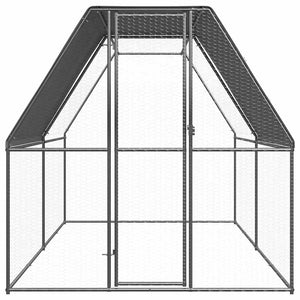Verzinkter Hühnerkäfig 2x4x2 m