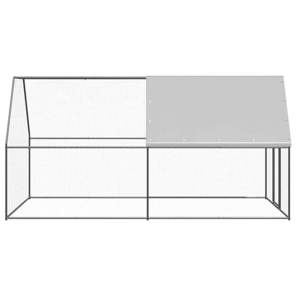 Verzinkter Hühnerkäfig 2x4x2 m