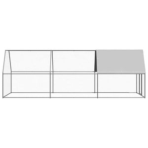 Verzinkter Hühnerkäfig 2x6x2 m