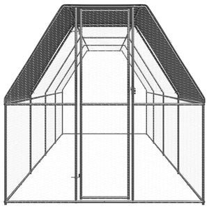 Hühnerkäfig Verzinkt 2x8x2 m