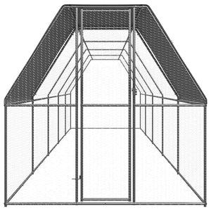 Verzinkter Hühnerkäfig 2x10x2 m