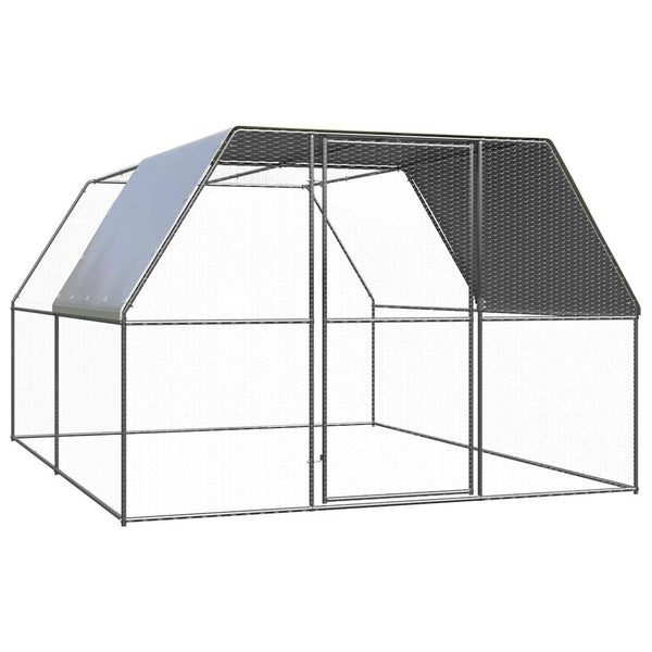 Verzinkter Hühnerkäfig 3x4x2 m